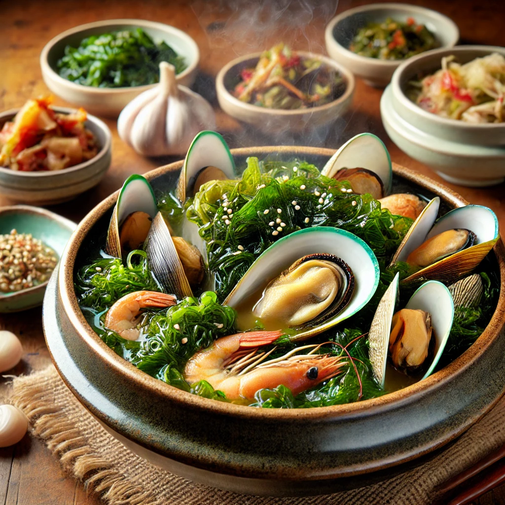 해물미역탕