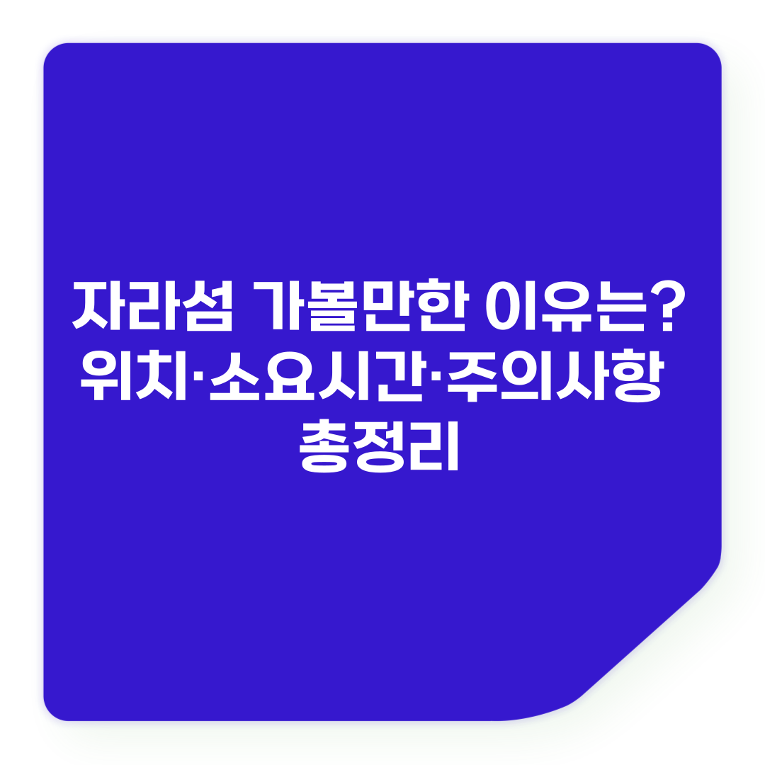 자라섬