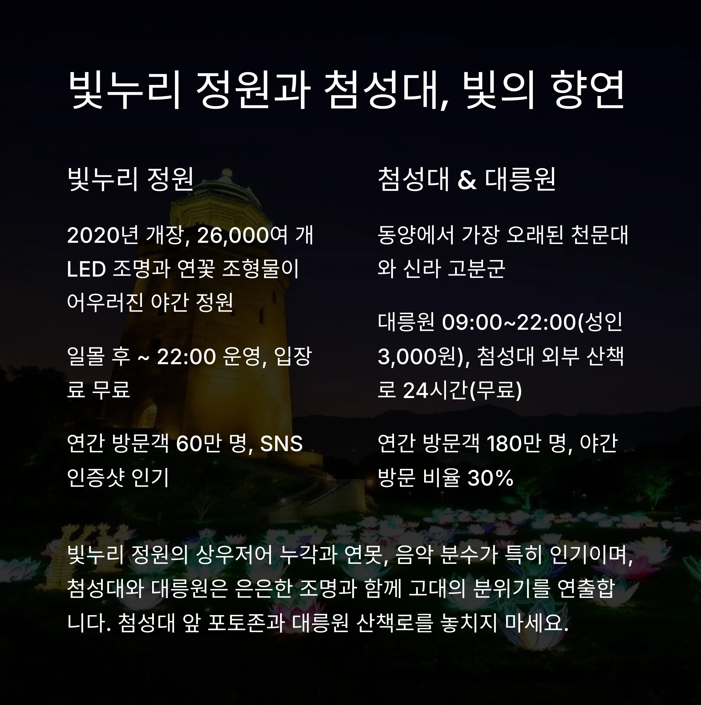 빛누리 정원의 감성 산책