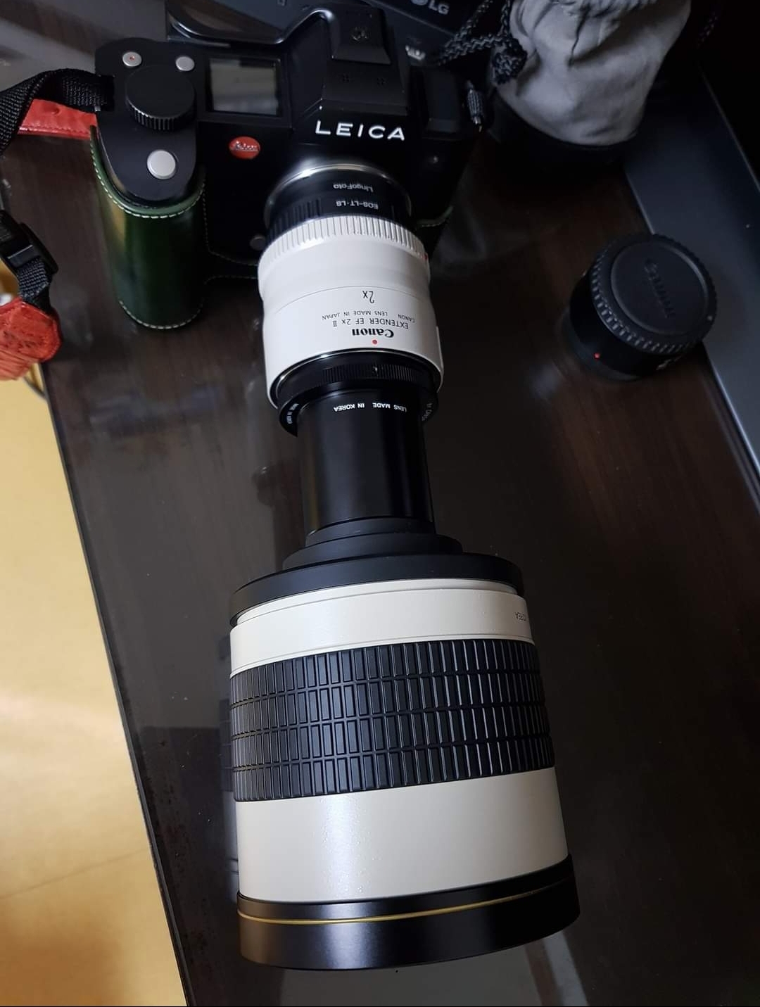 달 촬영을 위한 카메라 렌즈