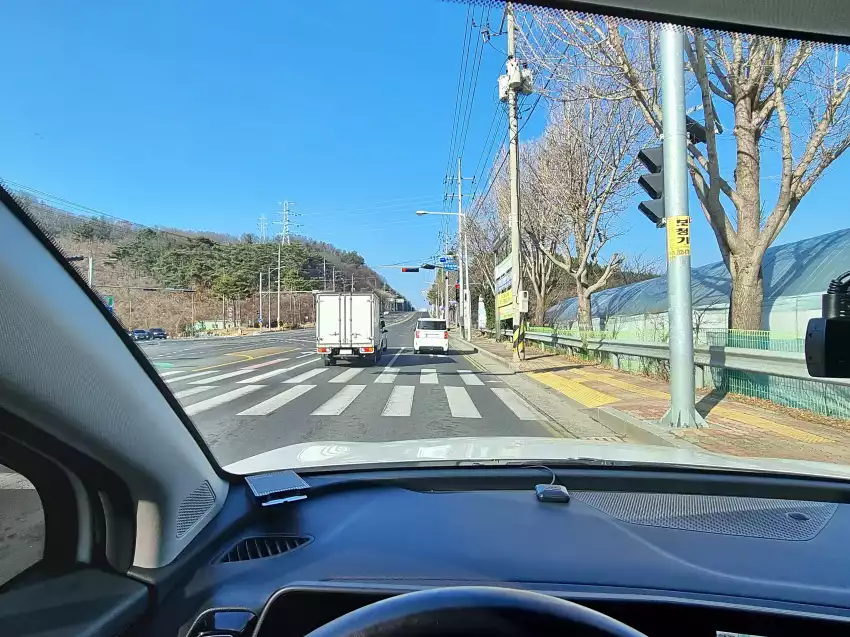 스포티지 1.6T로 주행하던 구간 중 일부입니다.