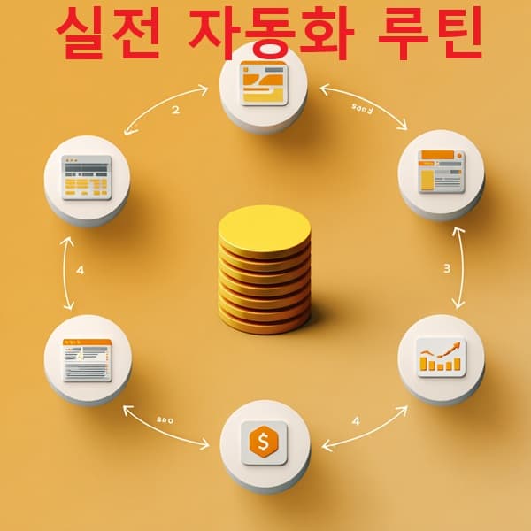 GPT와 Zapier를 활용한 자동화 수익 루틴 5단계 요약 이미지