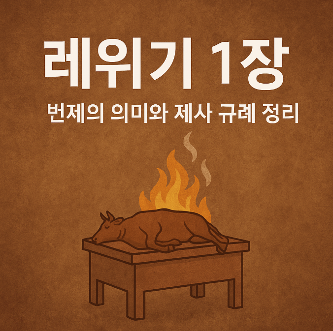 레위기 1장 - 번제의 의미와 제사 규례