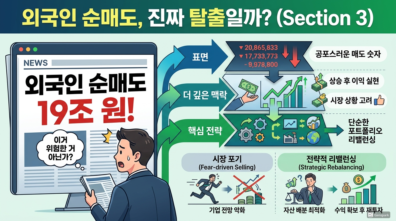 외국인 순매도, 진짜 탈출일까?