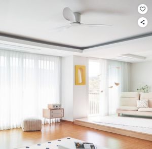 케이시조명 52인치 저소음 천장실링팬 리모컨 포함 무상A/S 2년 모터 5년 보장