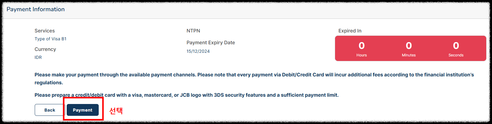 발리 여행 전자비자 발급절차11