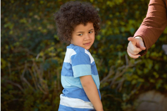 child reluctant to greet