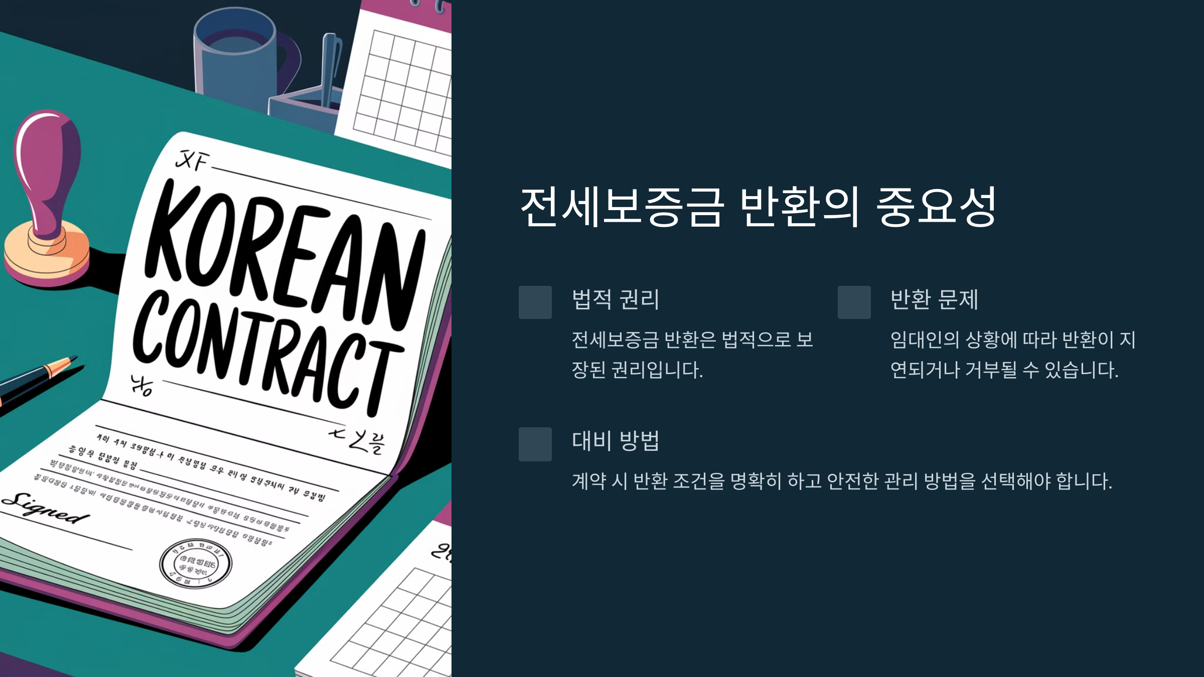 전세보증금 반환