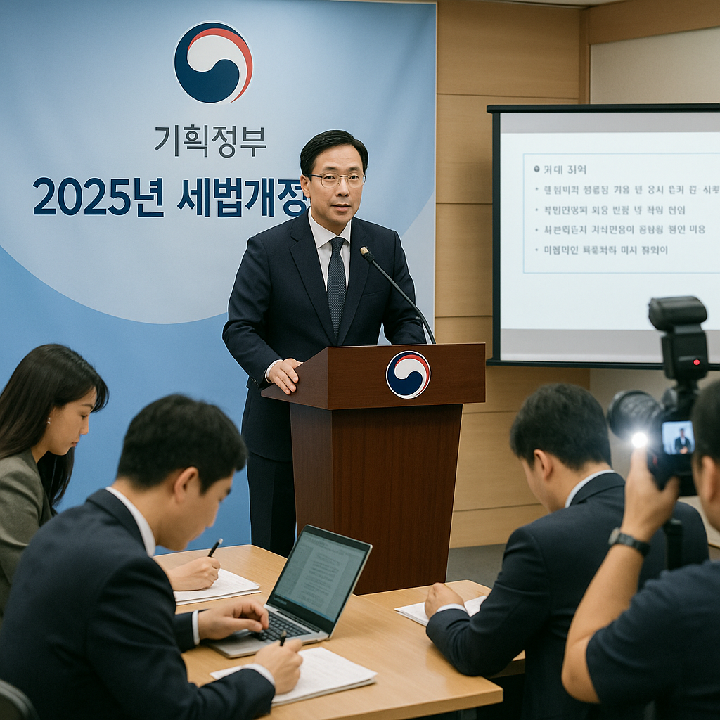 기획재정부 세법개정 브리핑