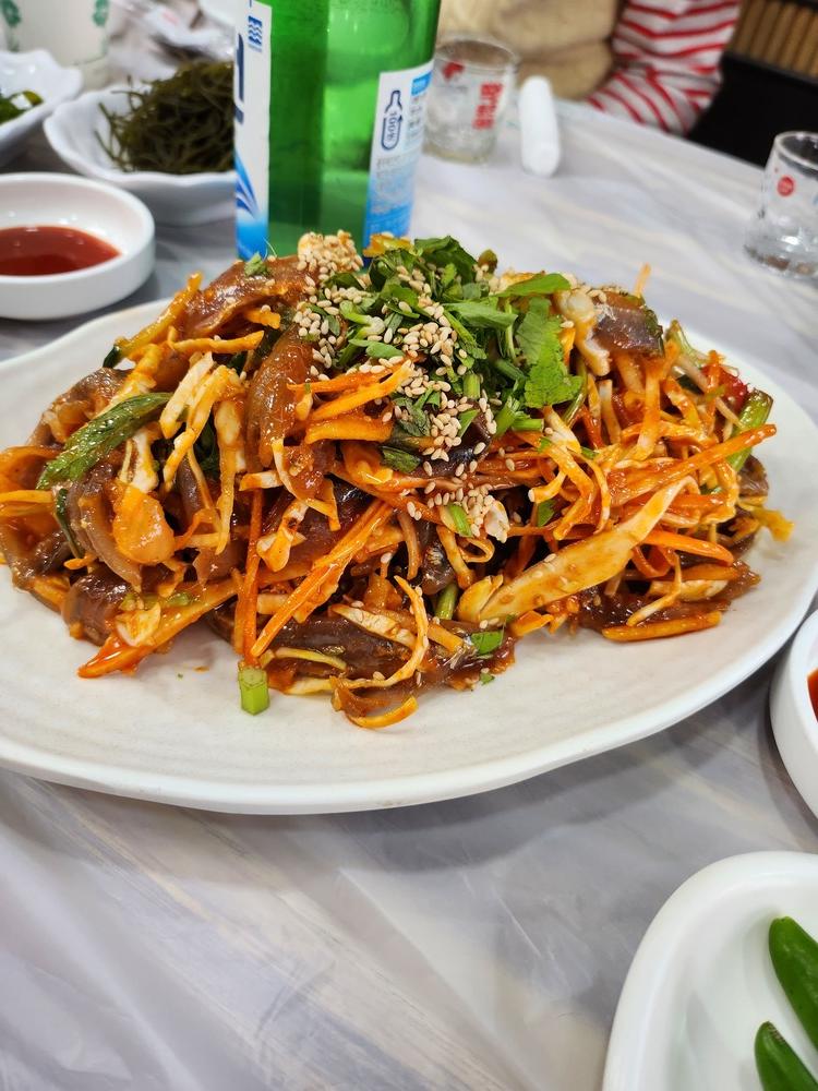 광진활어횟집 멸치회
