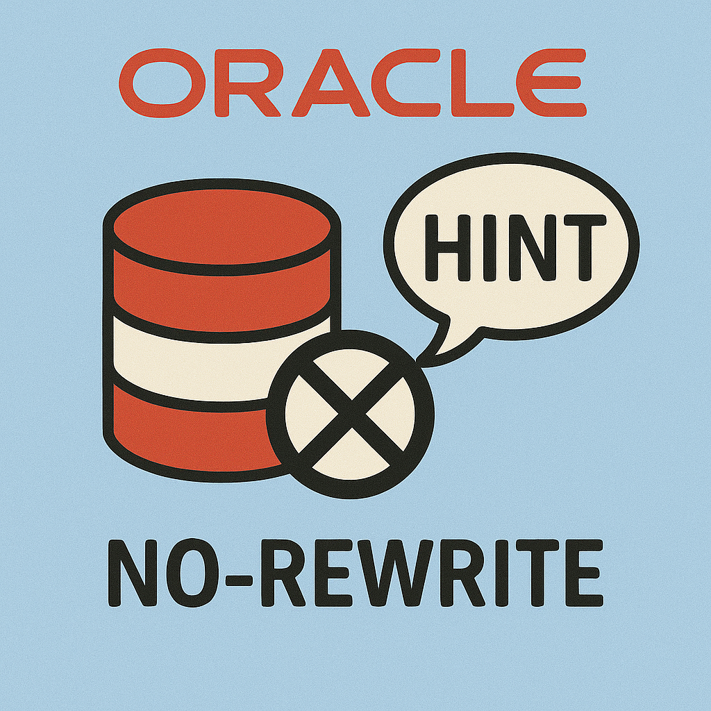 NO_REWRITE 힌트 완벽 분석과 실전 활용 전략