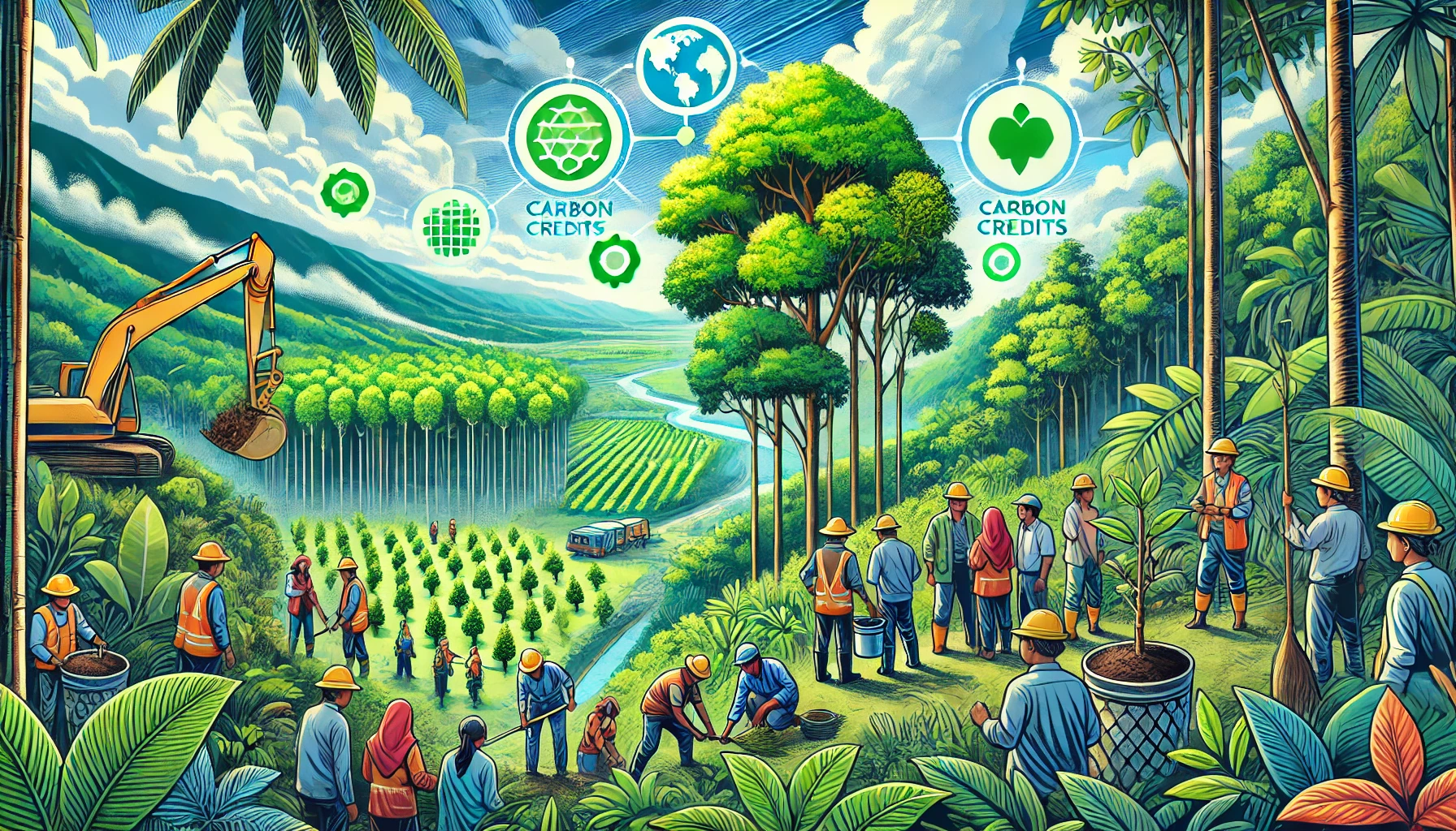 인도네시아 열대우림