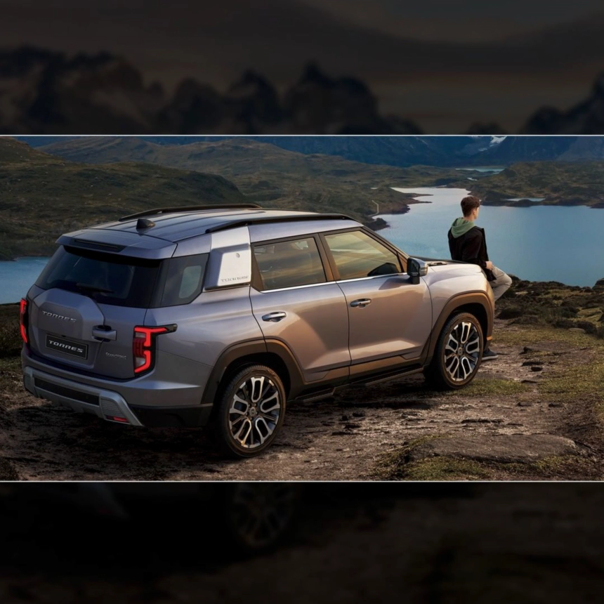 쌍용 토레스 후면