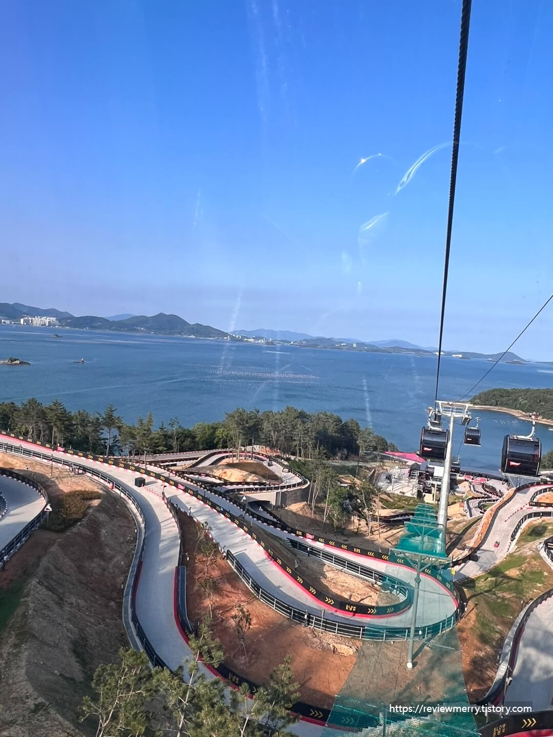 케이블카 탑승시 보이는 뷰