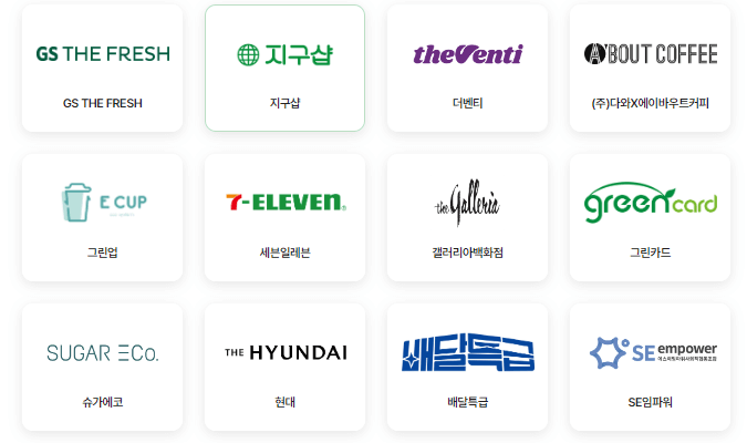 탄소중립실천포인트제-참여기업-사진