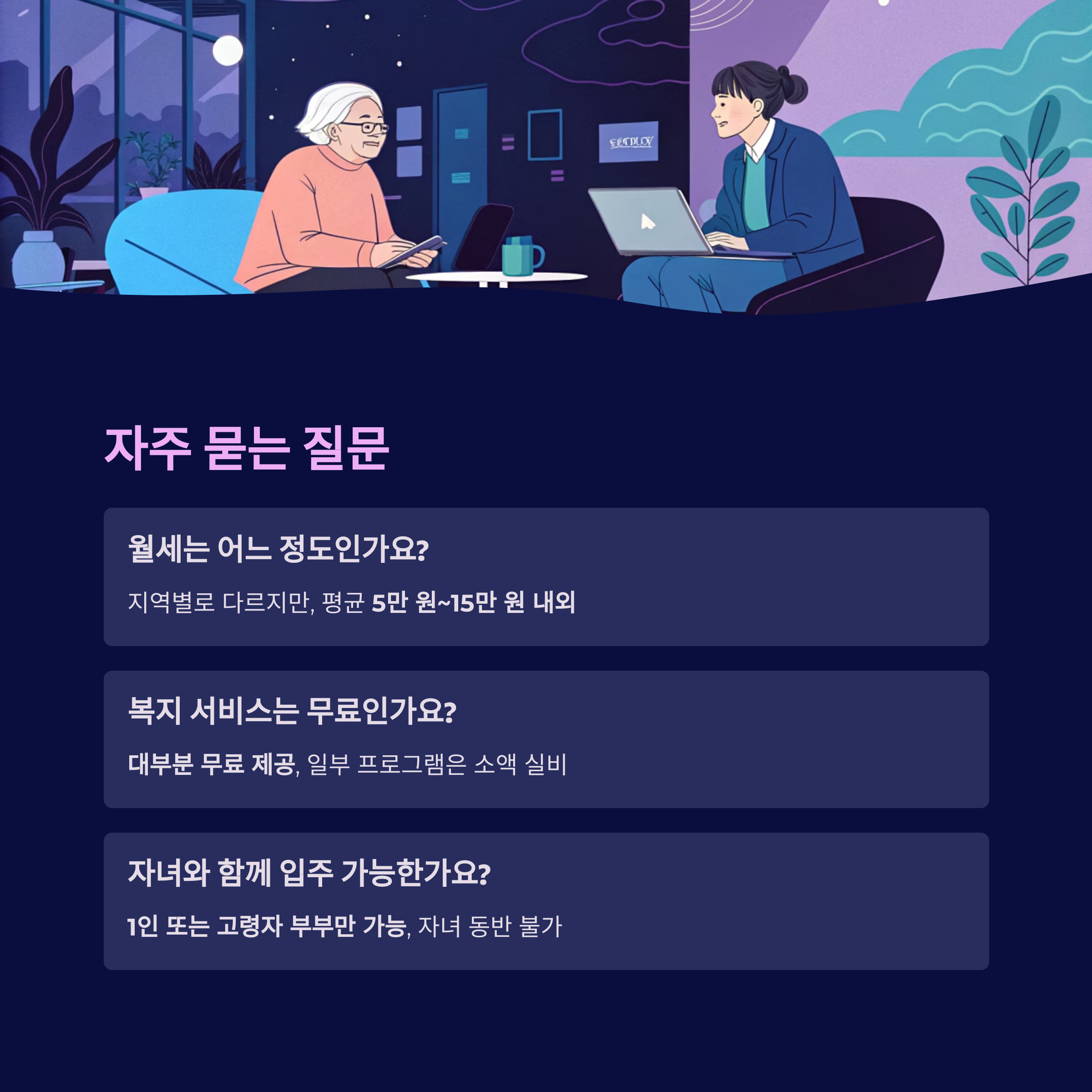 고령자 복지 주택 FAQ