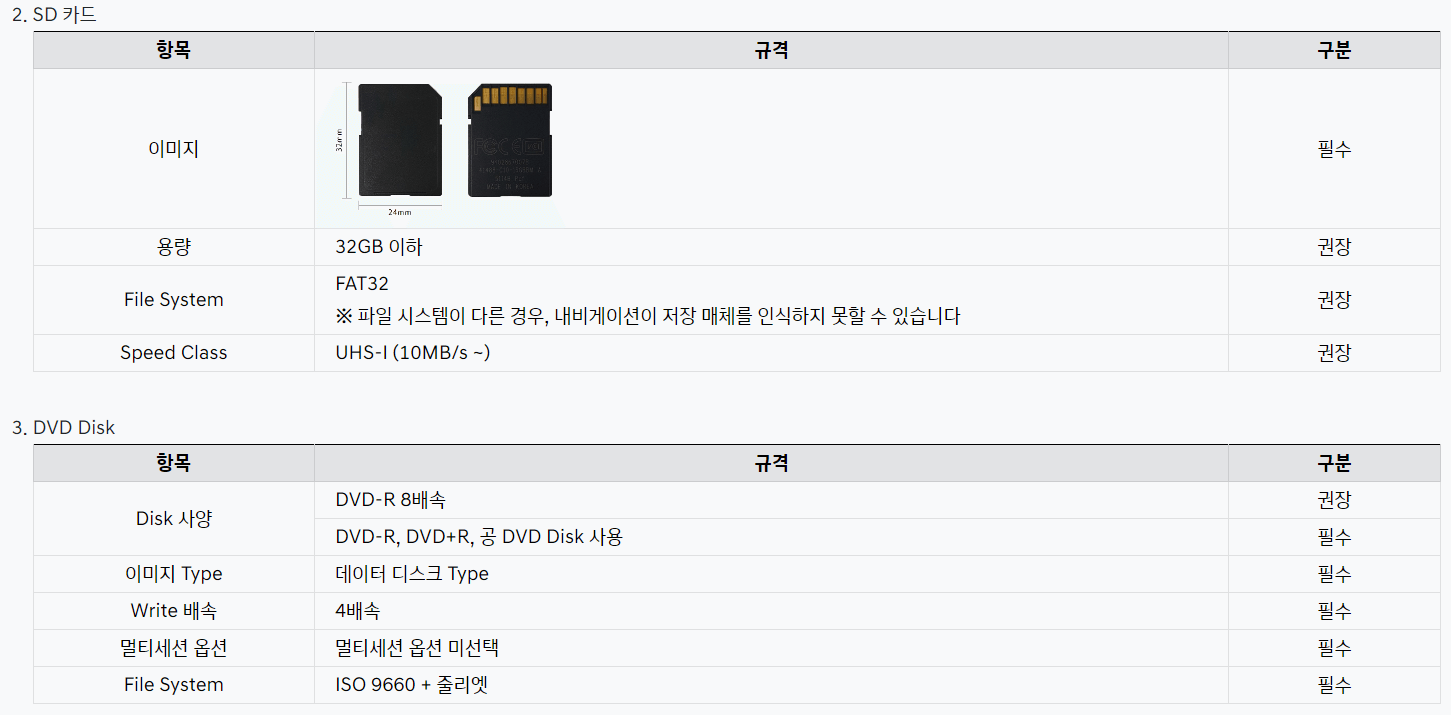 기아자동차 네비게이션 업데이트 방법