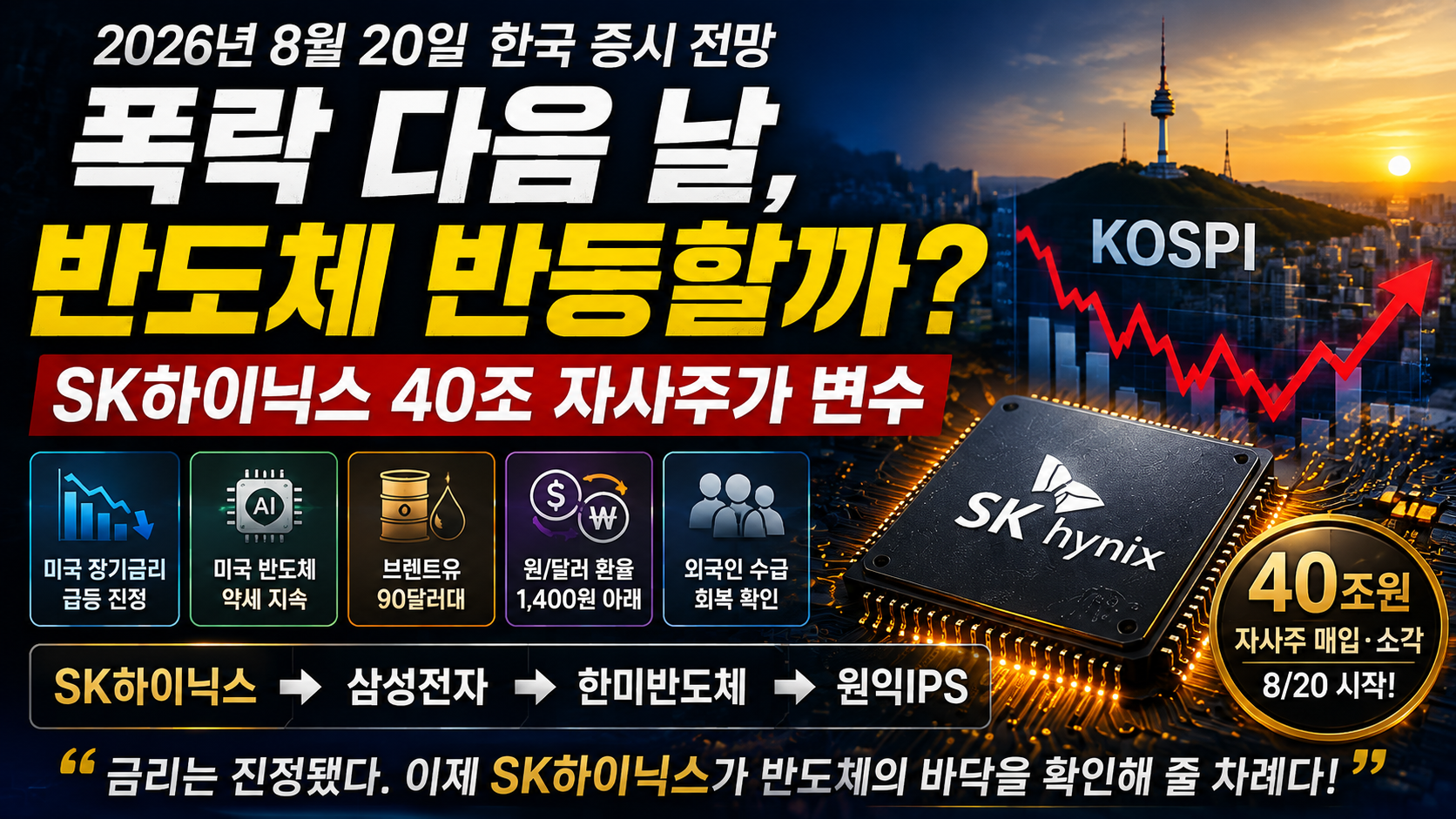 폭락 다음 날, 반도체 반등할까?