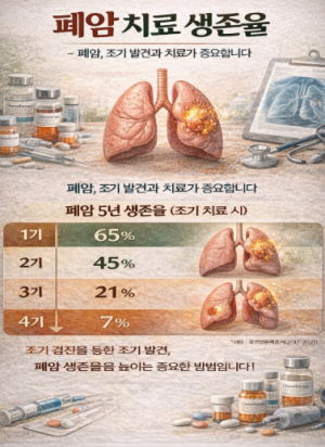 폐암 치료 생존율