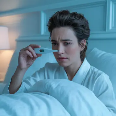 독감 증상 이미지