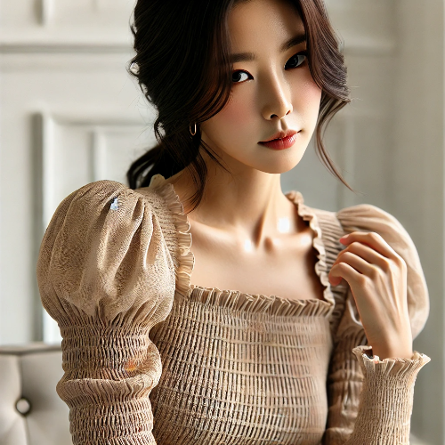 스모킹 블라우스 (Smocked Blouse)