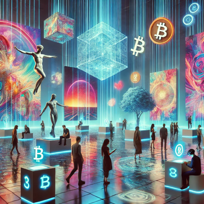 메타버스 갤러리의 수익화 모습을 나타낸 이미지 입니다.