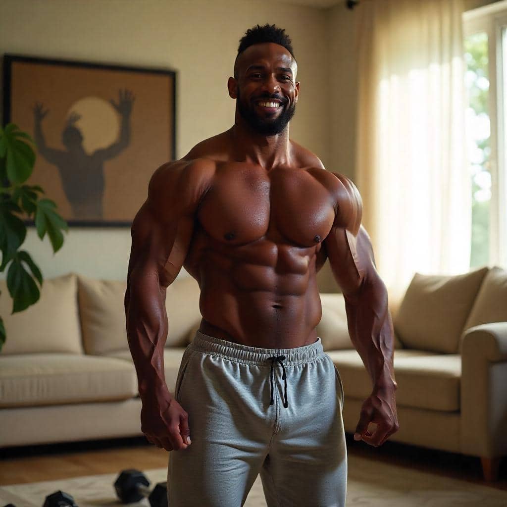 💥홈트 보디빌딩 루틴 & 식단 전략 – 장비 없이도 근질 만든다!💥