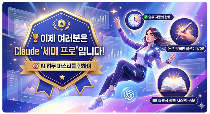클로드 업무 효율화_이제 여러분은 Claude '세미 프로'입니다!