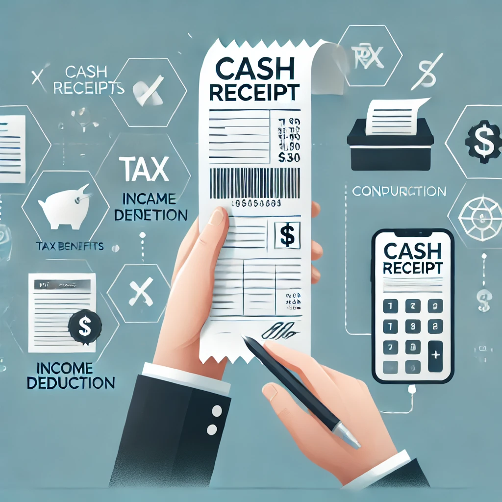 현금영수증과 연관된 이미지.