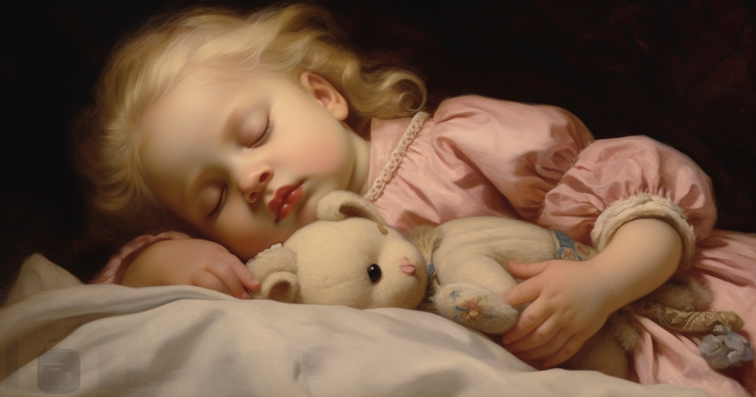 잠을 자는 아이