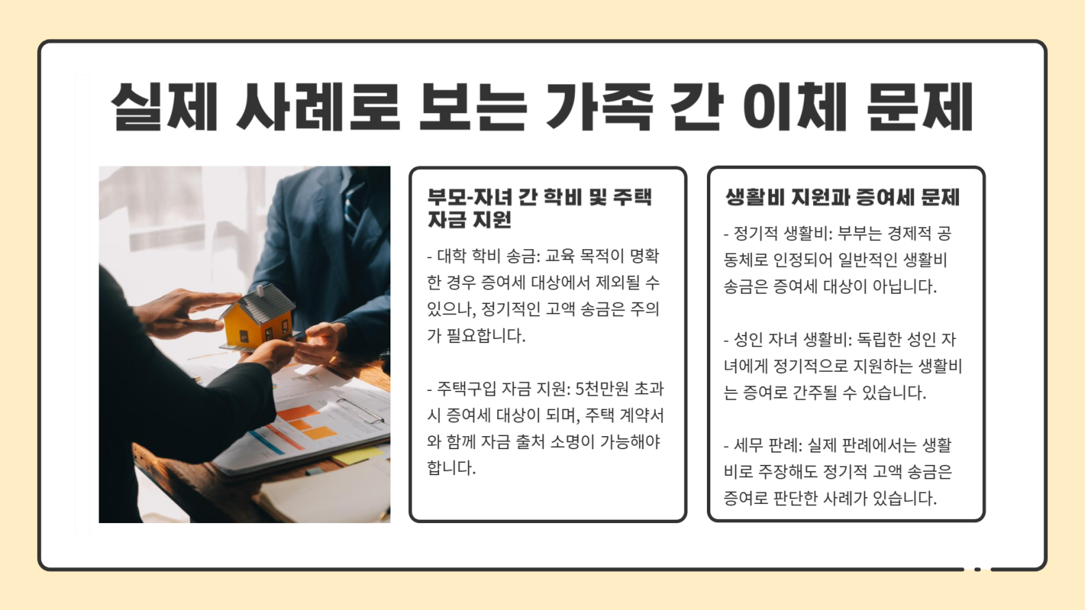 실제 사례로 보는 가족 간 이체 문제
