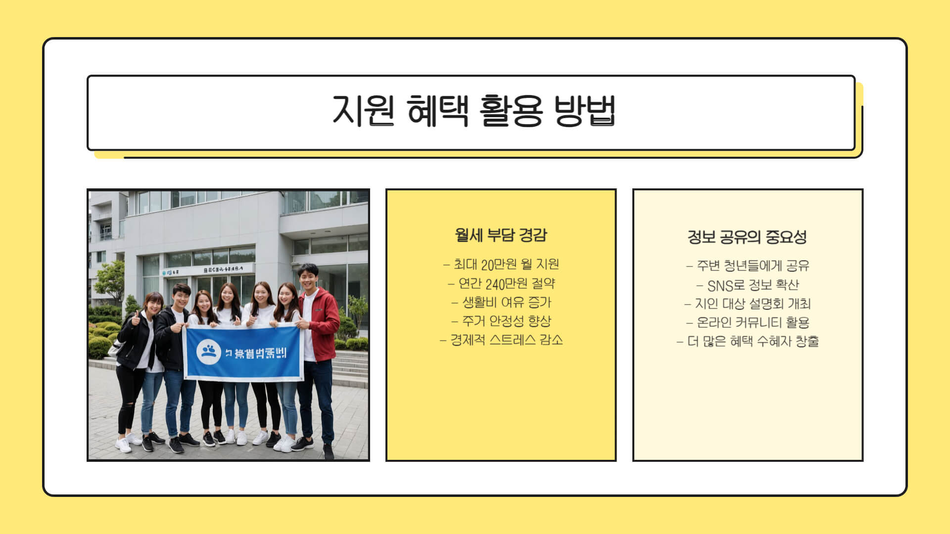 청년월세 특별지원 신청방법