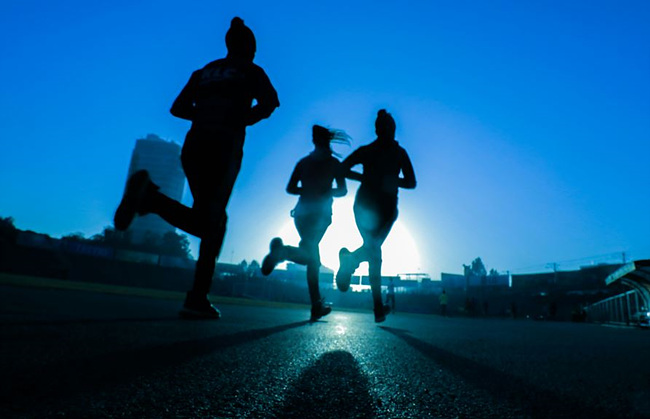 출처: Unsplash 제공, 아침 러닝 사진