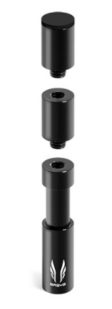 쓰리알시스템 그래픽카드 지지대 블랙 ICEAGE G4