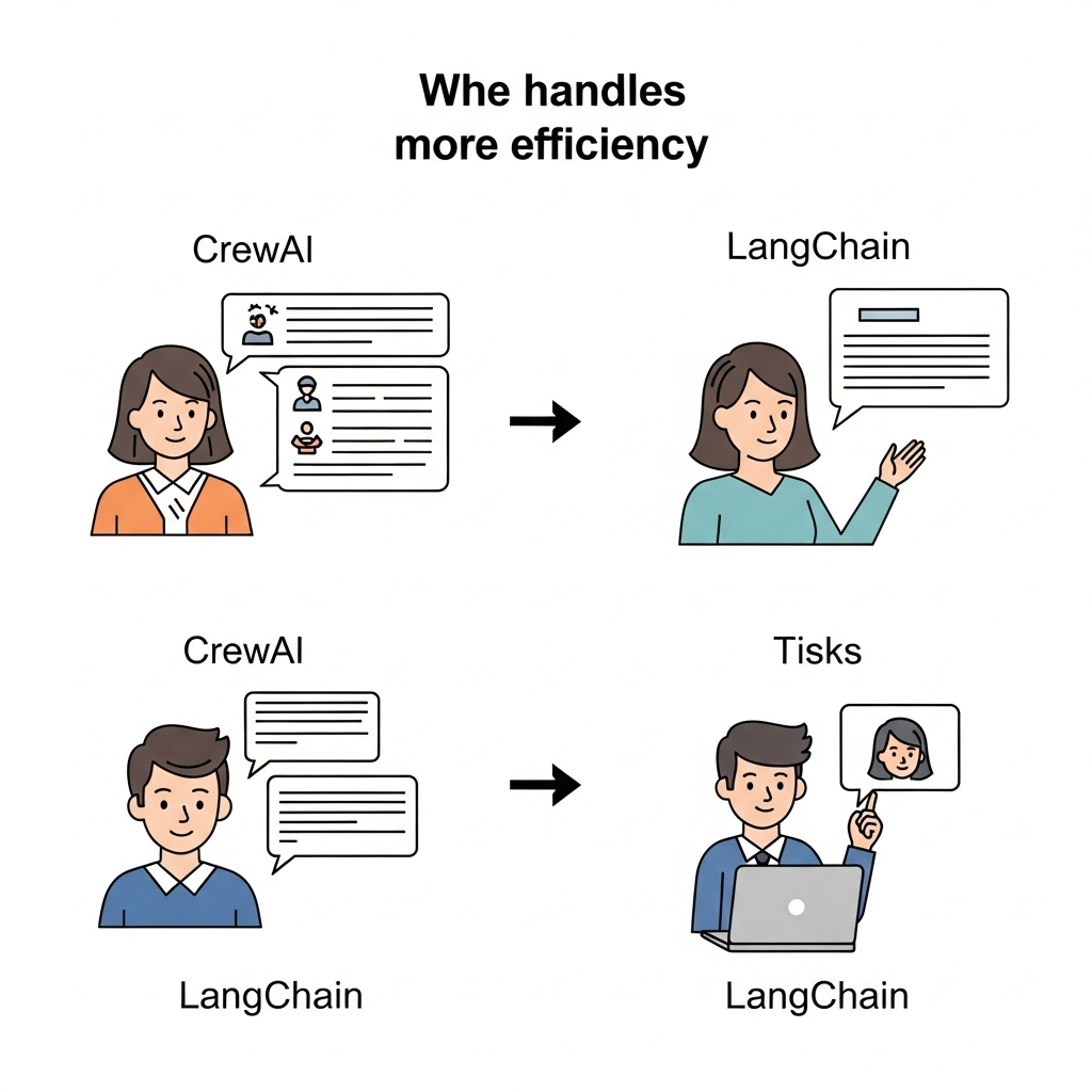 작업 처리 효율은 누가 더 높은가?