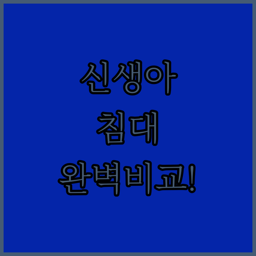 신생아 휴대용 아기침대 추천 모델별 ..