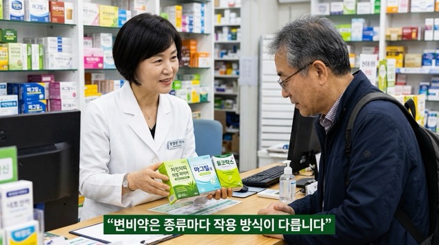 변비약 복용 시기 기준 종류 선택 안내 이미지