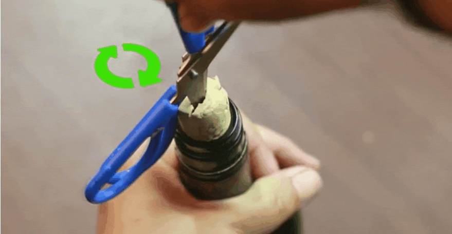 코르크따는법-와인오프너-망치-신발-공기주입기-가위