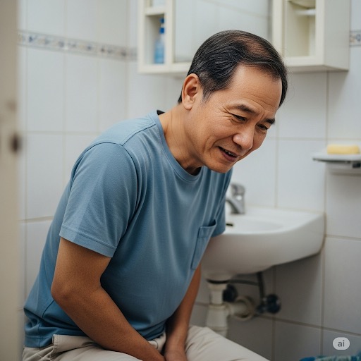 소변 못참는 중년남성