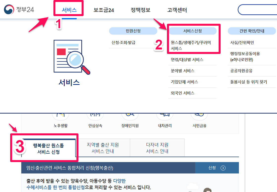정부24-부모급여-신청-방법