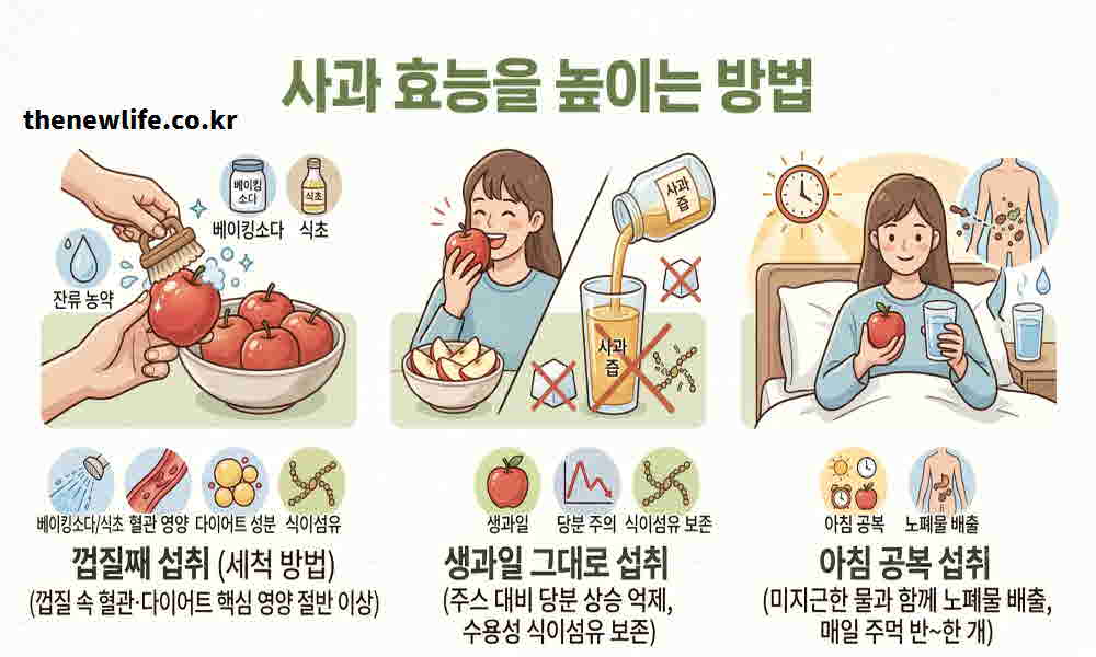 사과 효능 높이는 먹는 법