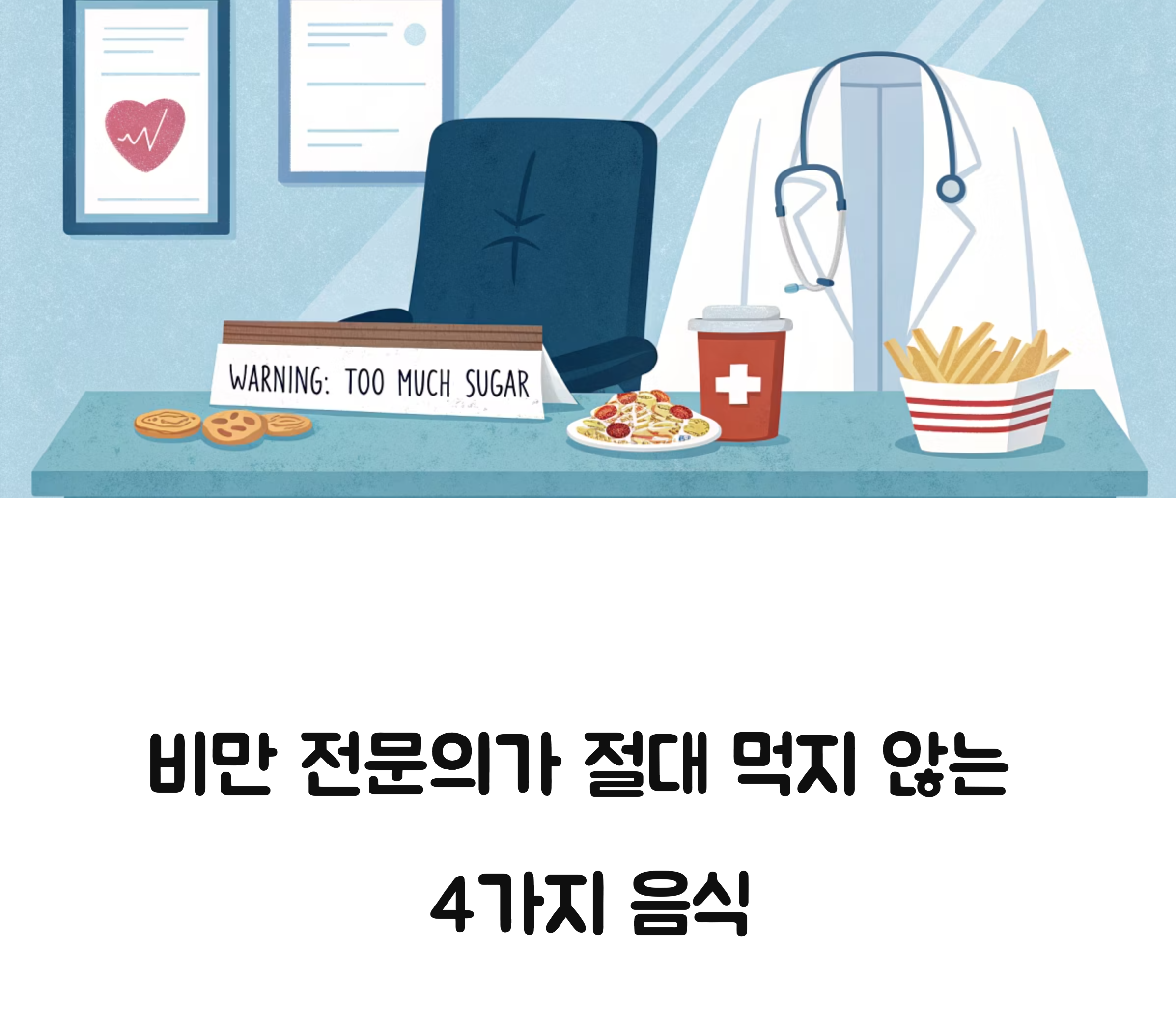 건강한음식VS해로운음식 비교 사진