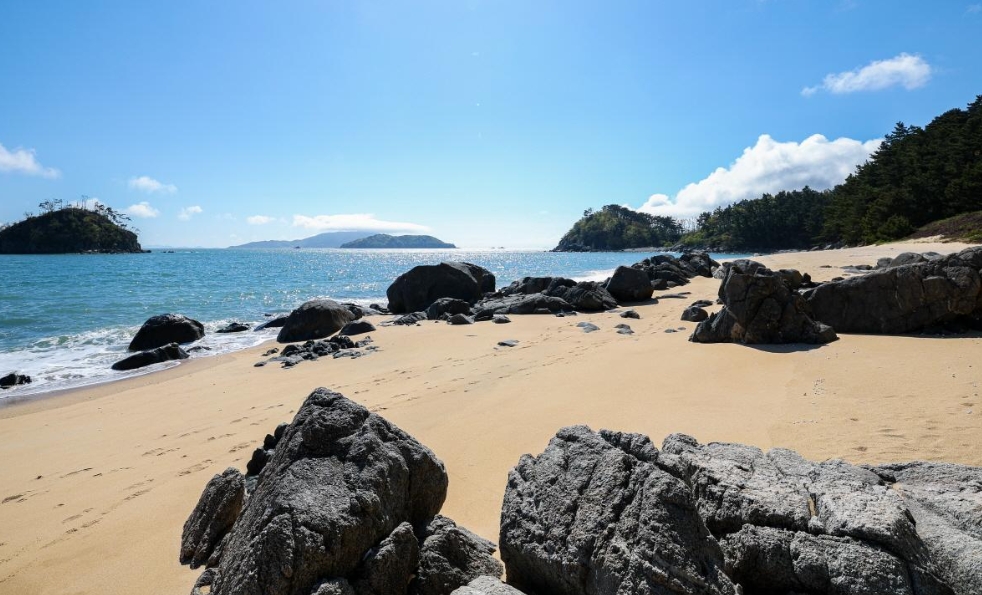 소야도 죽노골 해변