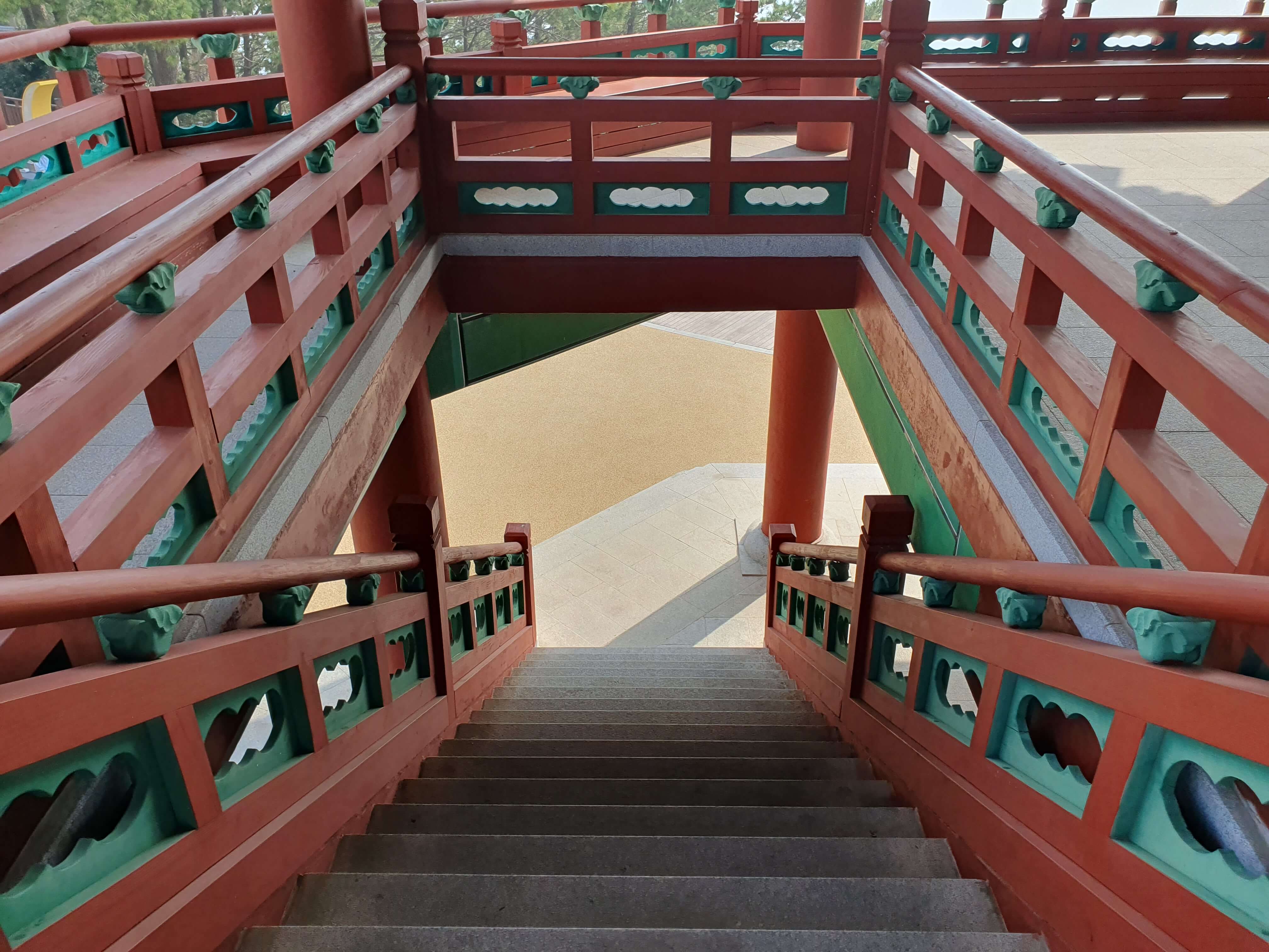 해월정 공영주차장(해운대 달맞이고개) 해월정 2층에서