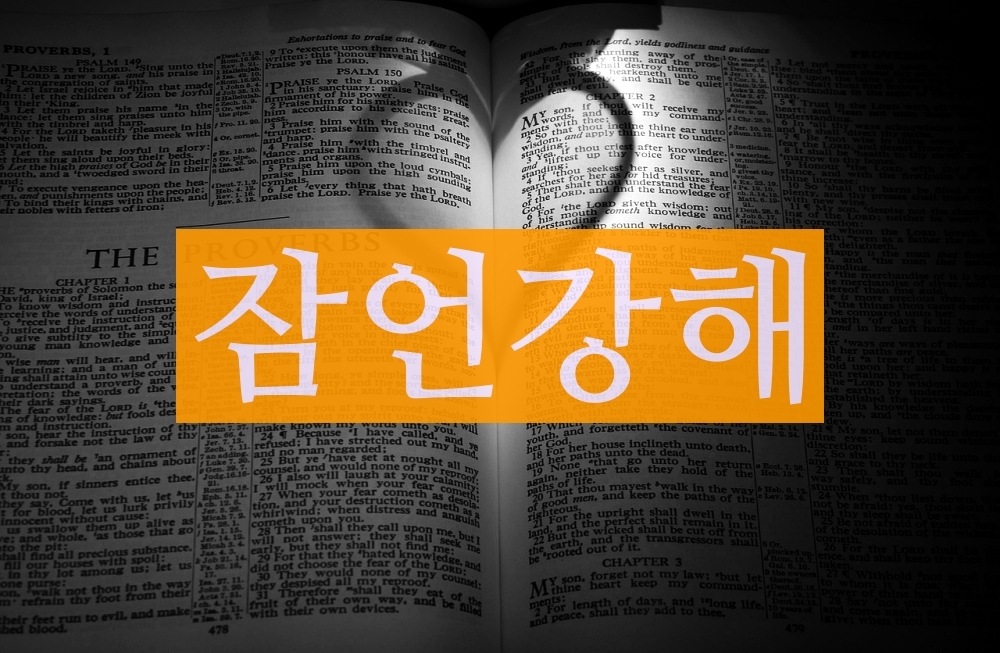 잠언 주석과 강해