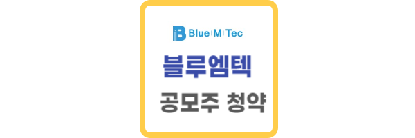 블루엠텍 공모주
