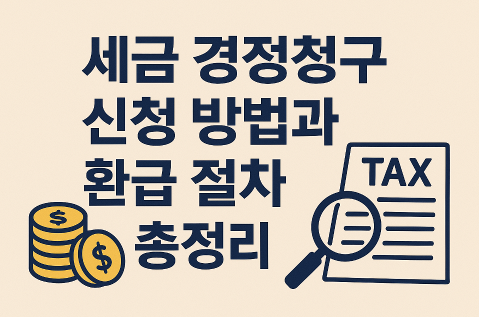 세금 경정청구 신청 방법과 환급 절차 총정리