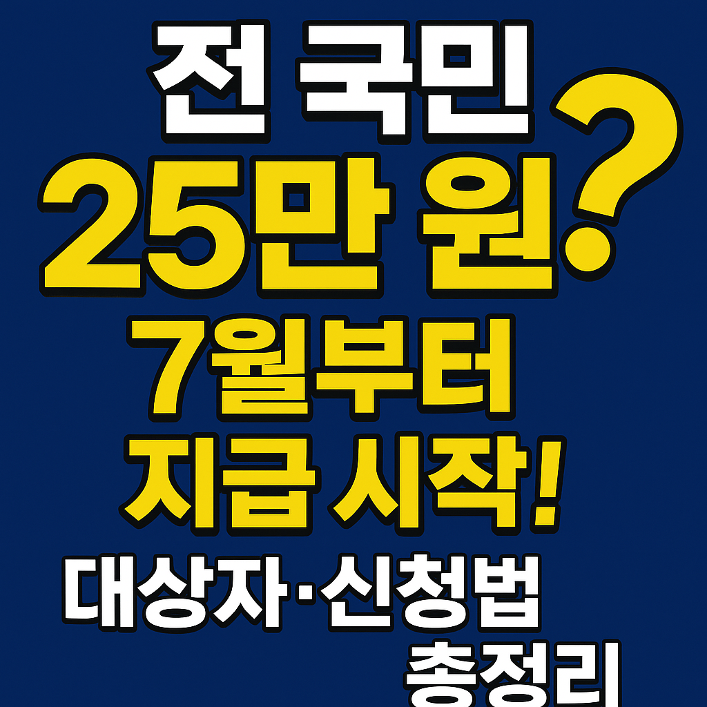 국민지원금 25만원