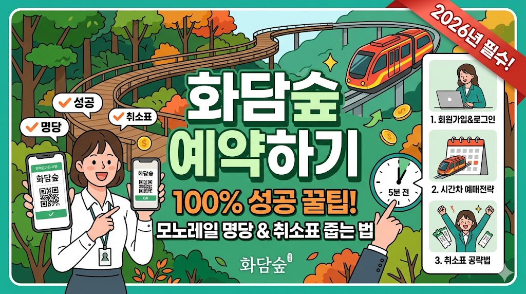 화담숲 예약하기