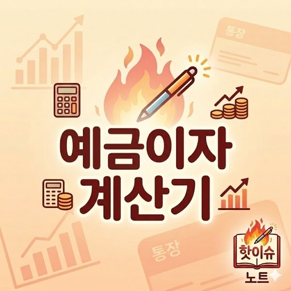 2026년 예금이자계산기